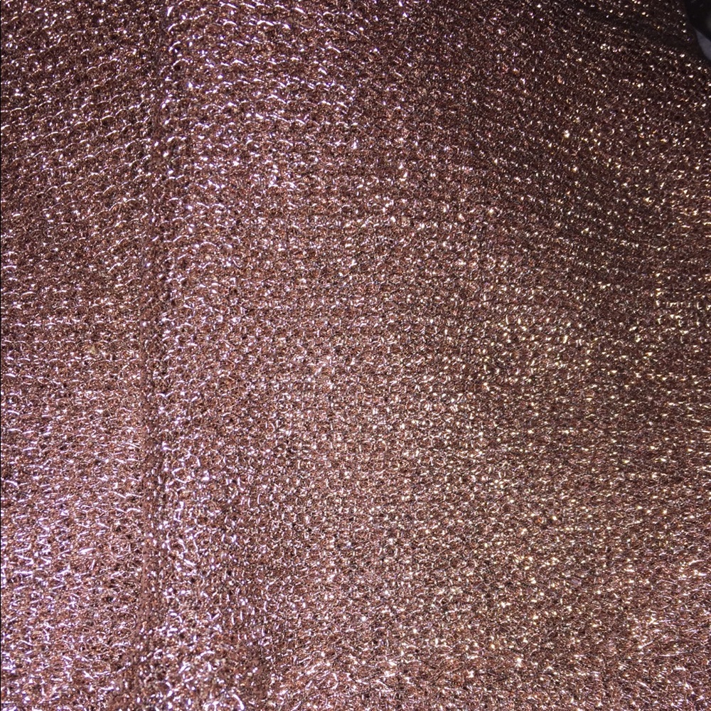 NEW! Rose Gold Mesh Cover-up - Picture 5 of 6